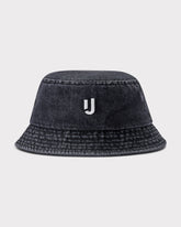 Jeans-Bucket-Hat 'Bob' in dunkler Waschung mit weißem Johnny Urban Logo