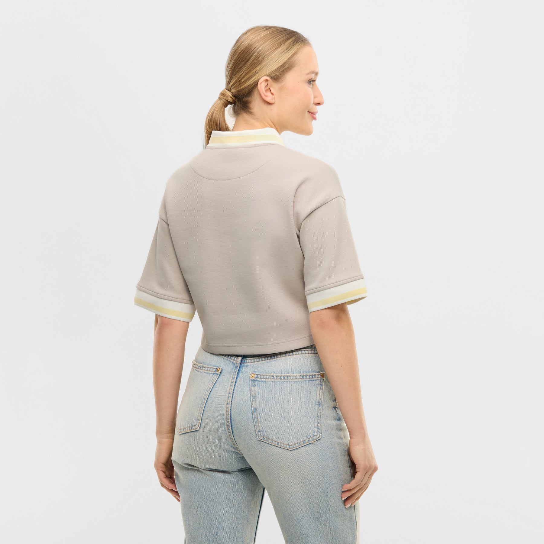 Cropped polo shirt "Abbie"