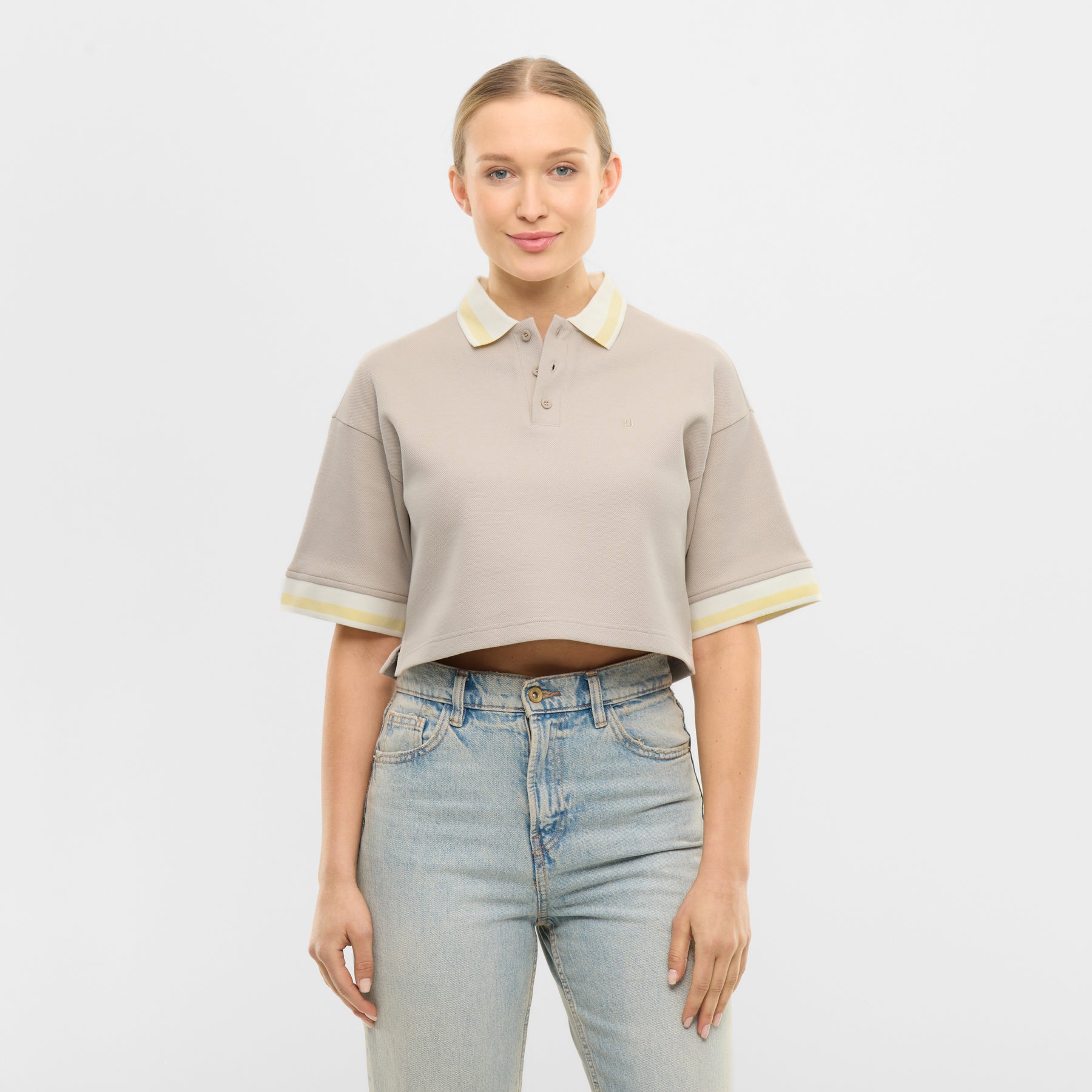 Cropped polo shirt "Abbie"