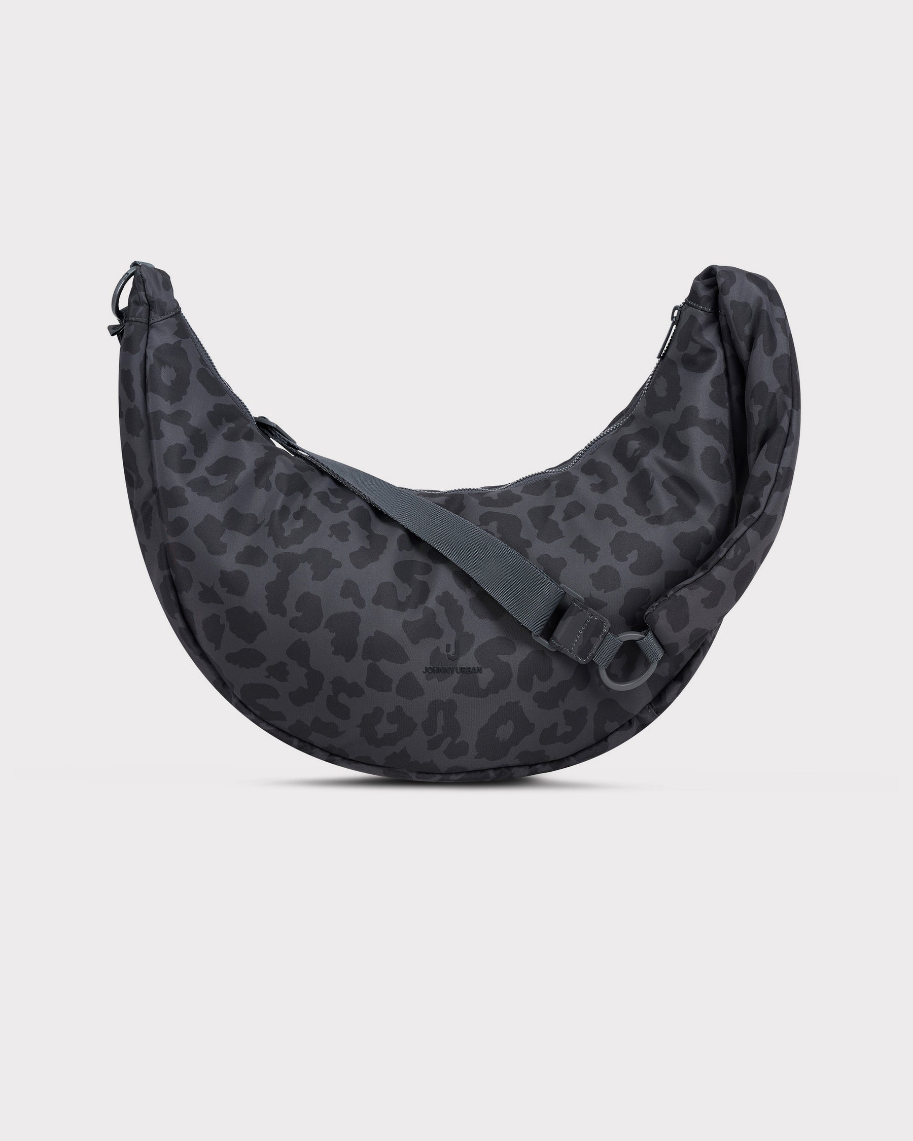 Half Moon Bag "Lou Large" grey leo