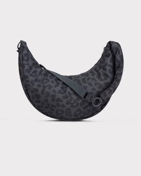 Half Moon Bag "Lou Large" grey leo