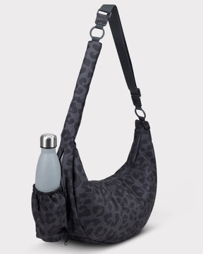 Half Moon Bag "Lou Large" grey leo