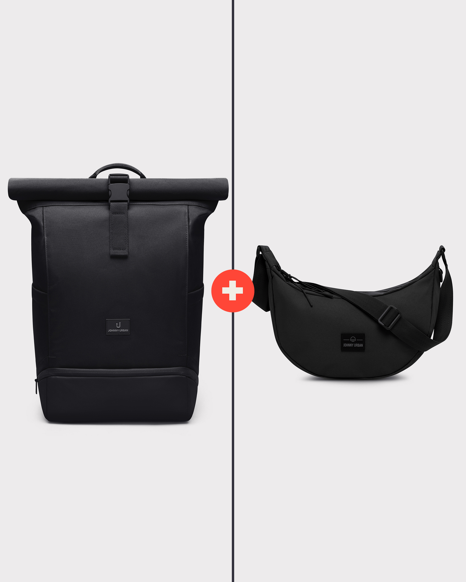 Backpack + Half Moon Bag Bundle