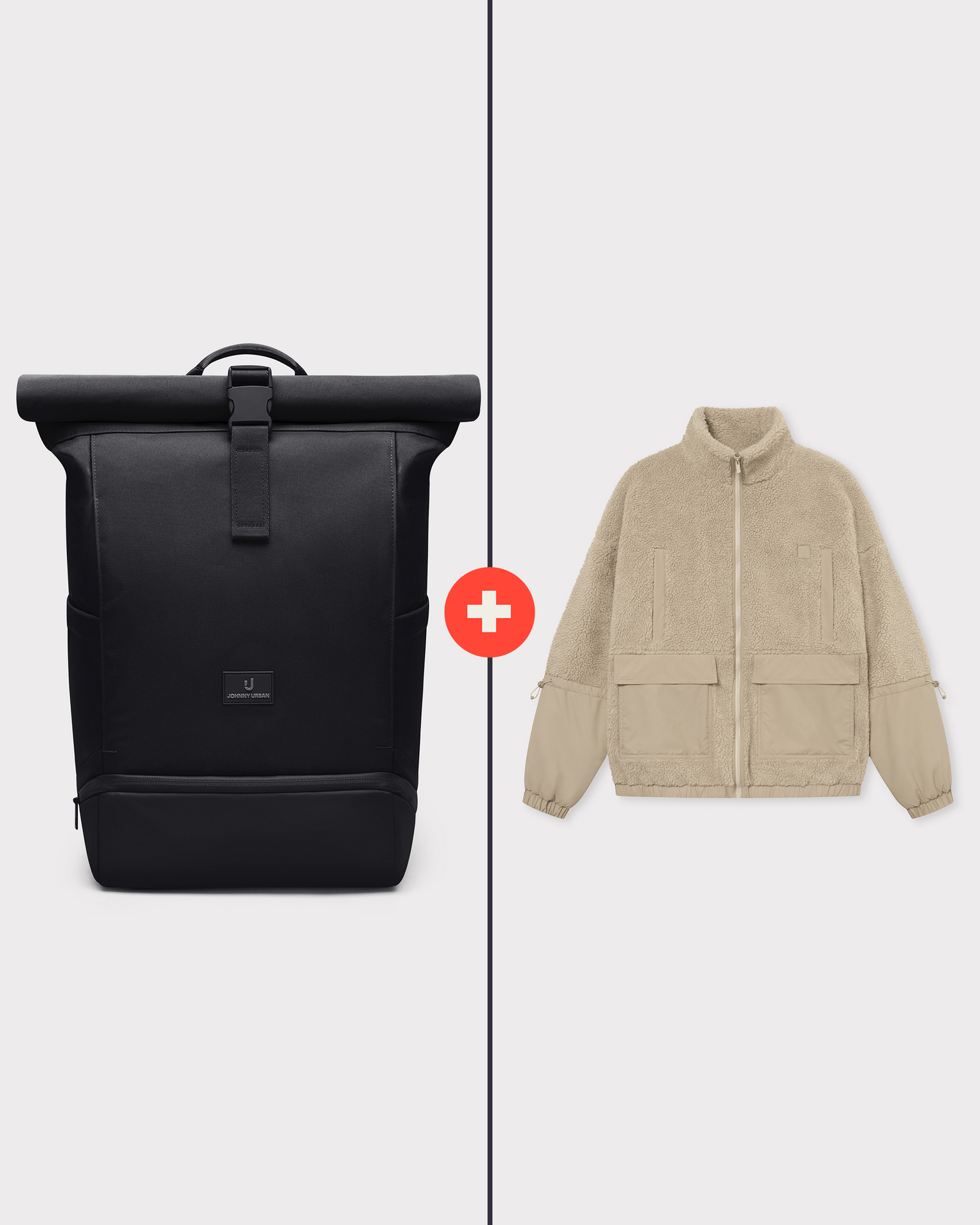 Backpack + Fleece Jacket Bundle