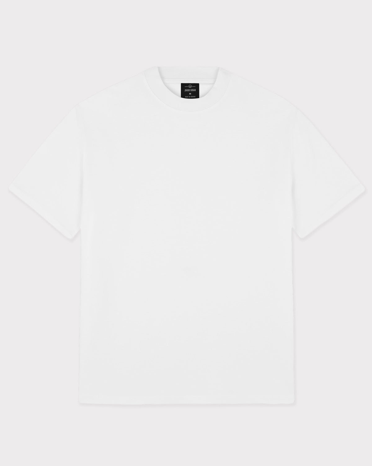 Johnny Urban Oversize-T-Shirt 'Sammy Chrome Butterfly' in Weiß, schlichtes Design ohne Aufdruck