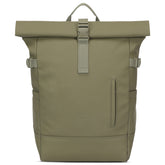 Rolltop Rucksack 'Harvey Large' von Johnny Urban in Olivgrün mit Schnallenverschluss und seitlichen Riemen