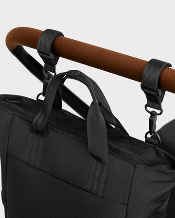wickeltasche kinderwagen schwarz Wickelrucksack mit Befestigung für Kinderwagen
