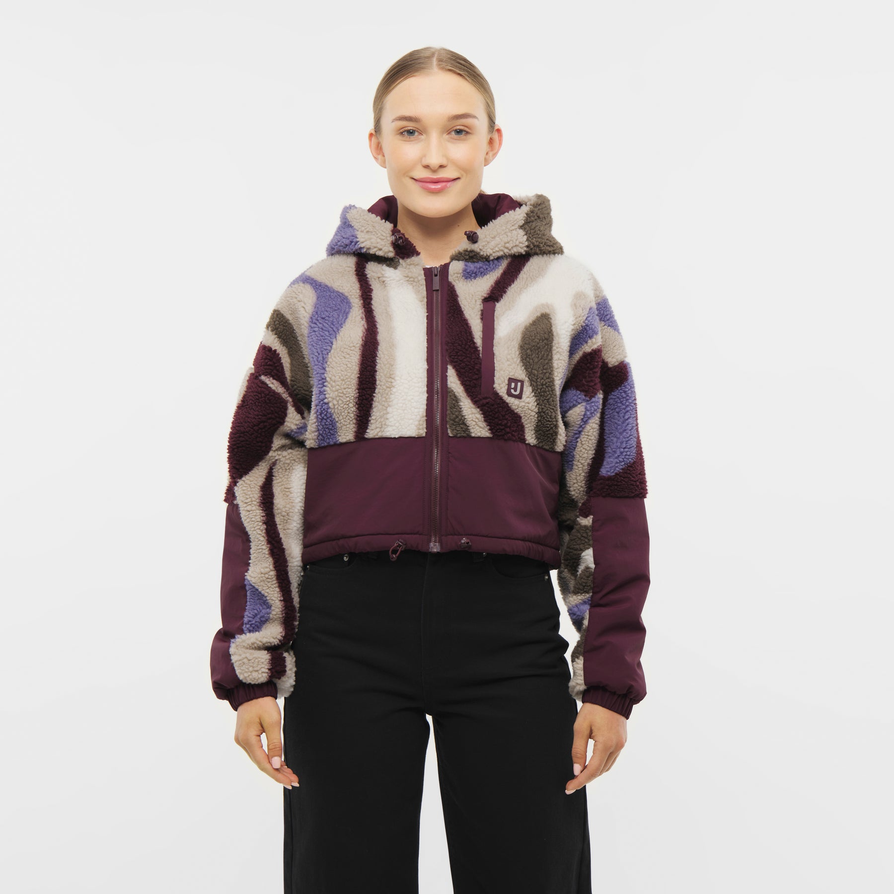 Cropped Teddy Fleecejack "Carey"