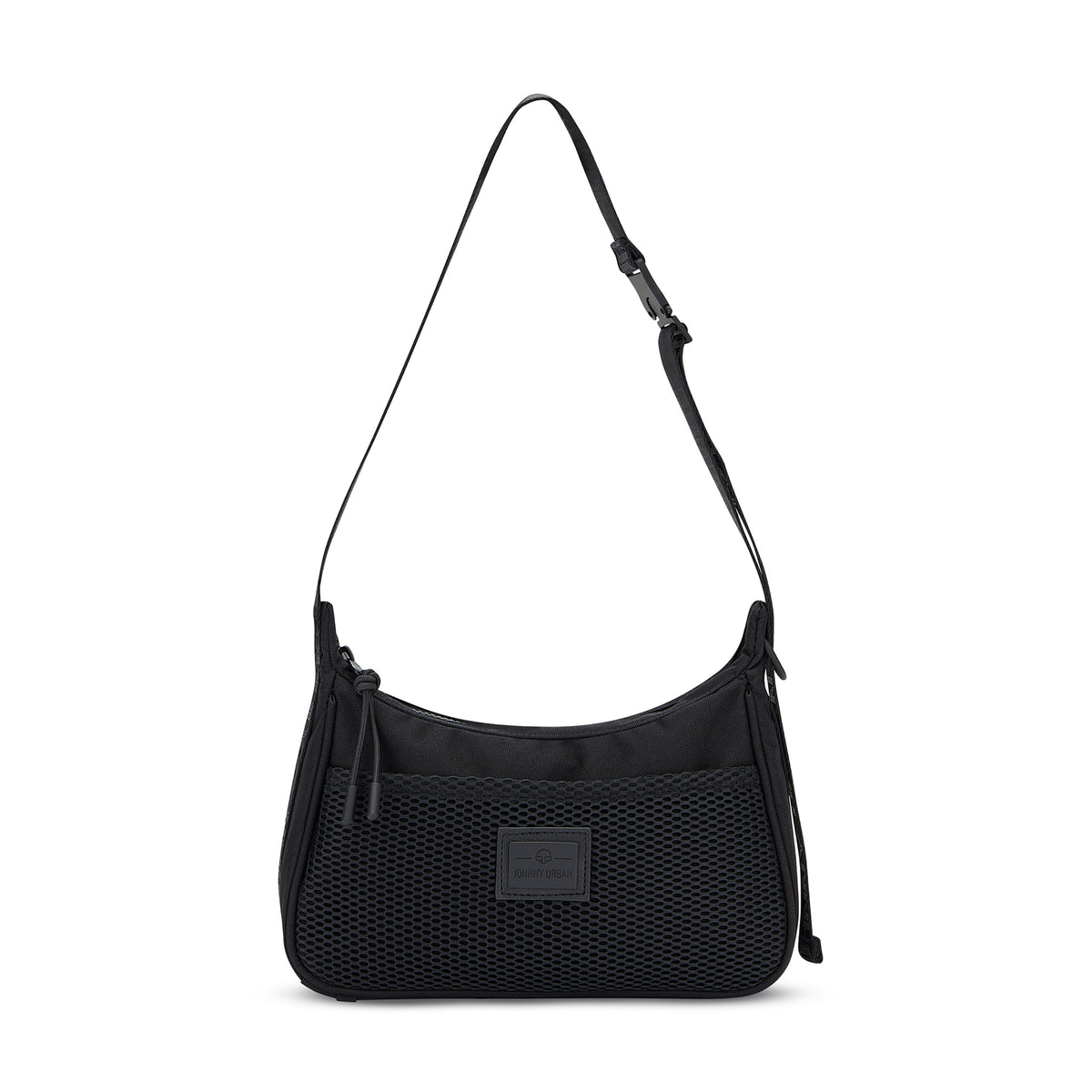 Schwarze Handtasche 'Maddy' von Johnny Urban mit rechteckigem Design und verstellbarem Schultergurt