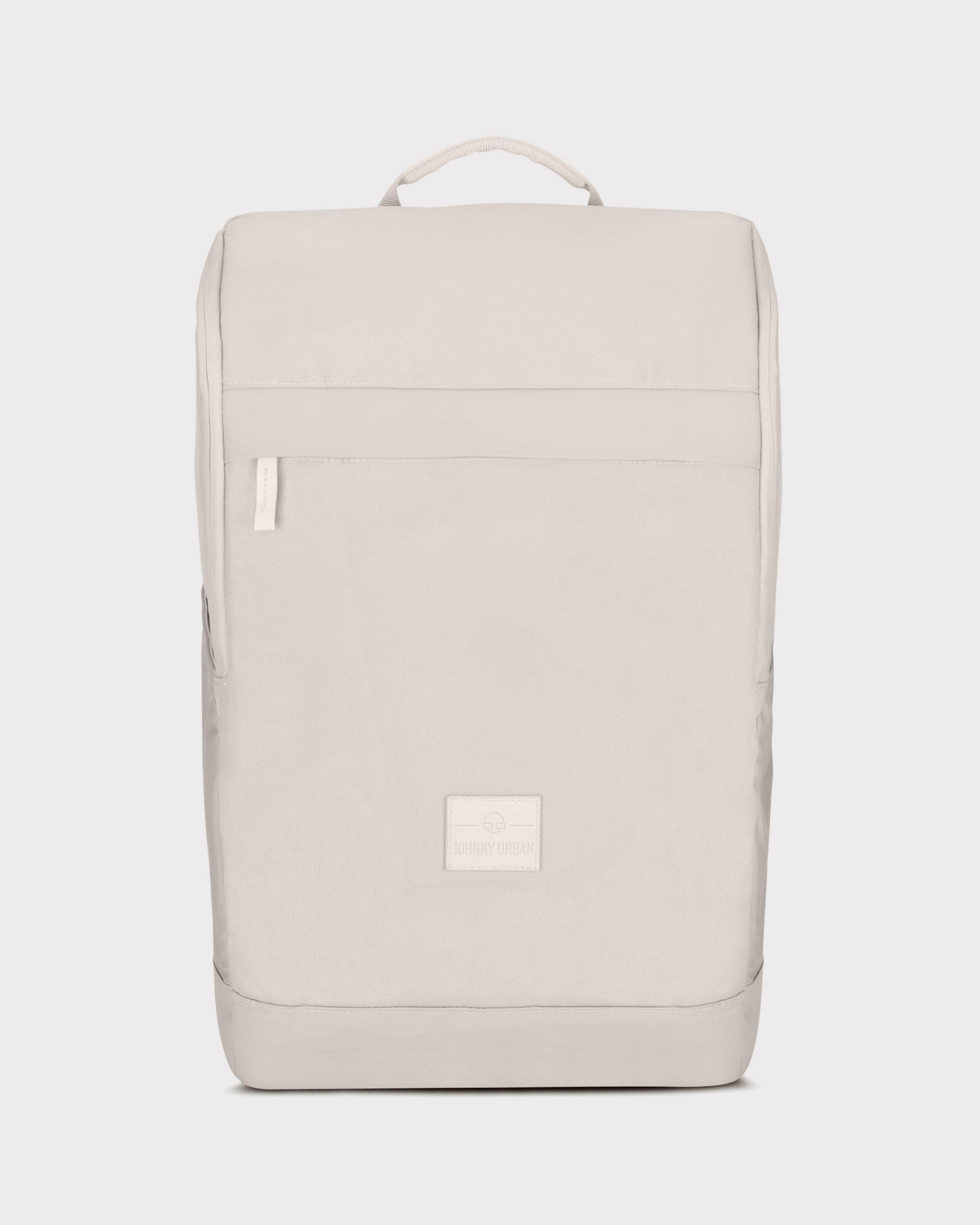 Beiger Business-Rucksack 'Jasper' von Johnny Urban in rechteckiger Form mit Tragegriff oben