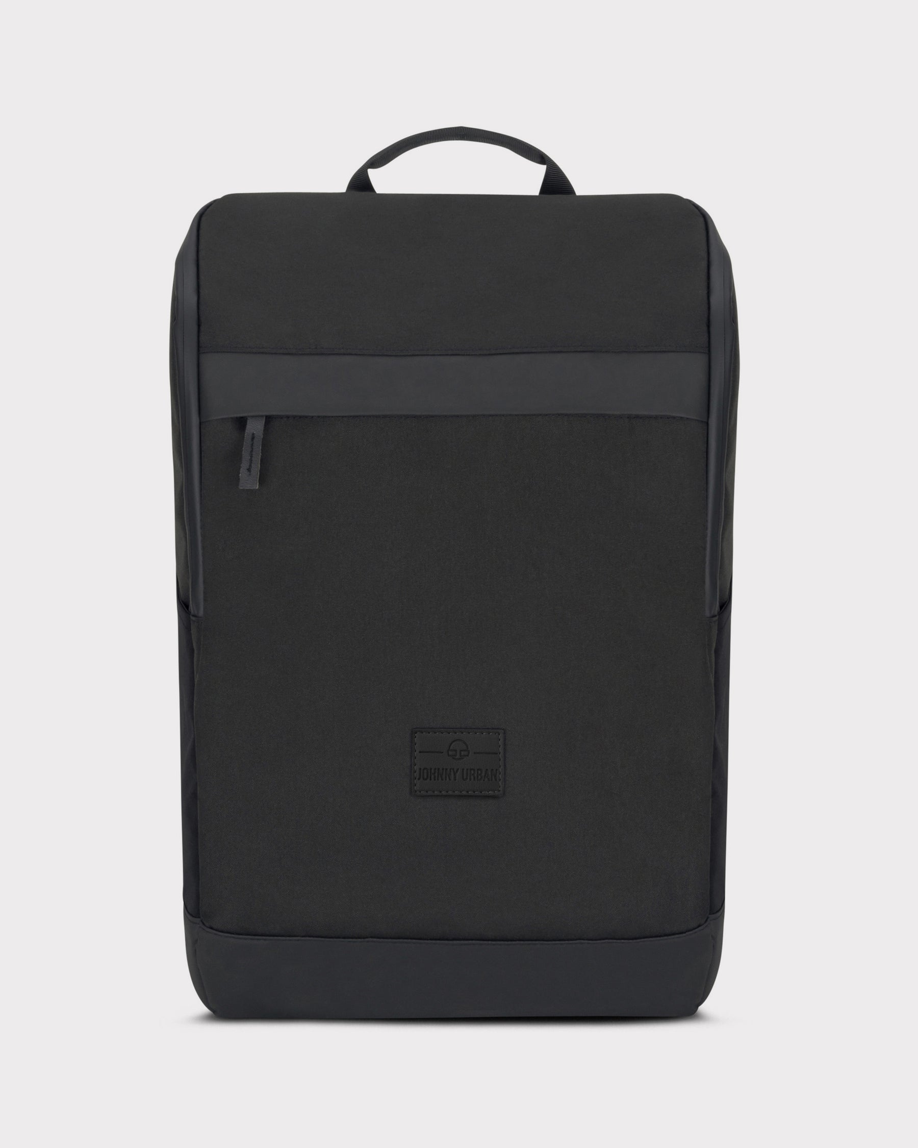 Schwarzer Business-Rucksack 'Jasper' von Johnny Urban mit Tragegriff und Frontfach