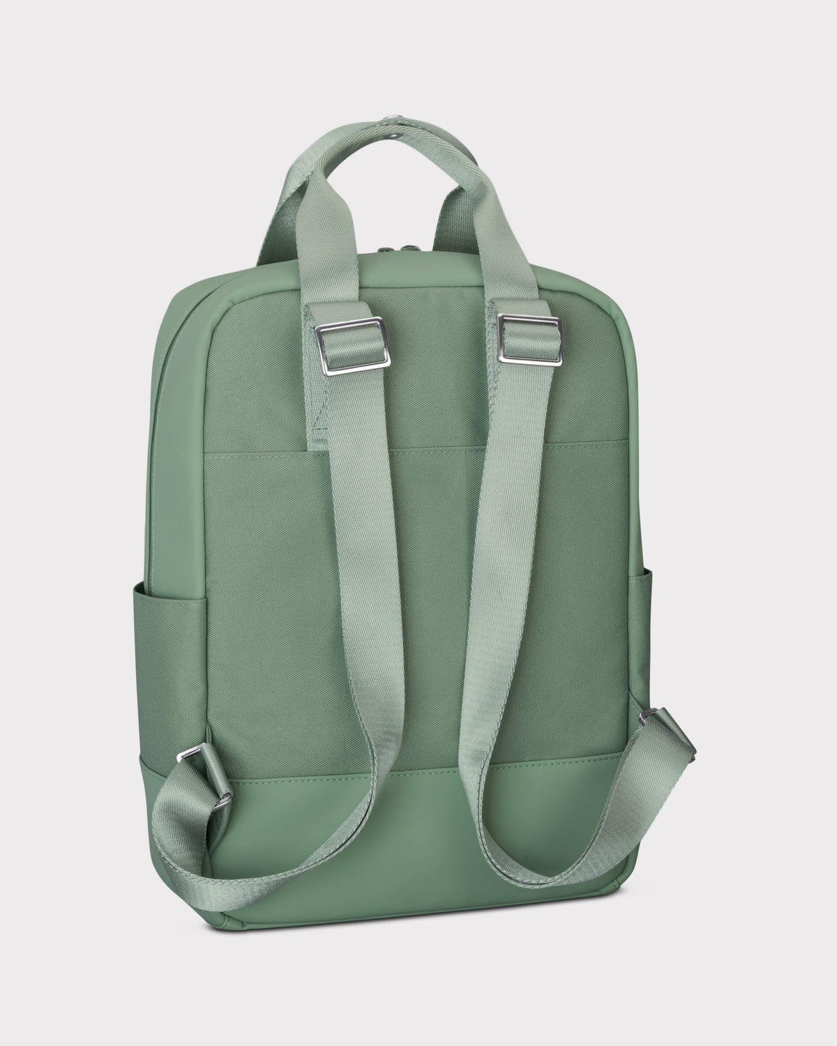 Grüner Rucksack Jona Medium mit verstellbaren Schultergurten aus Stoff